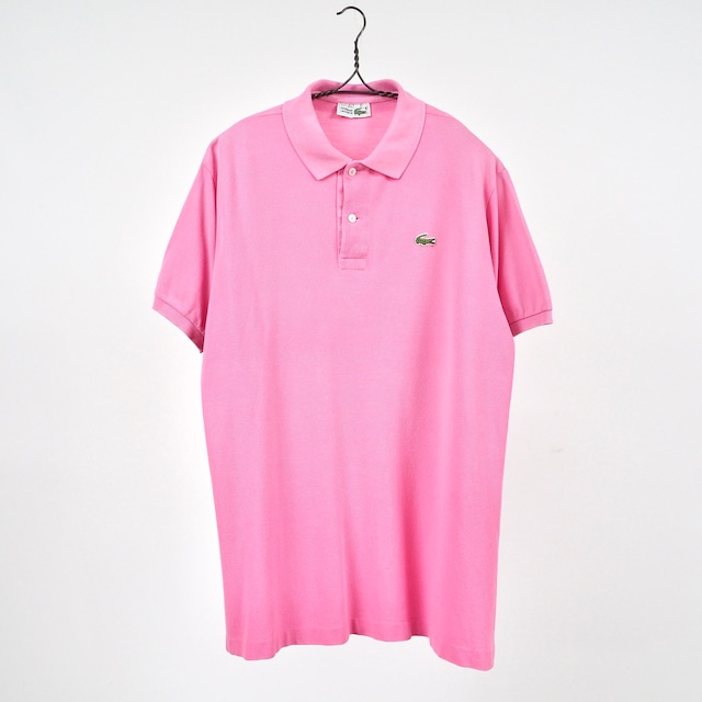 LACOSTE【FRANCE製】s/s polo shirt 5/pink