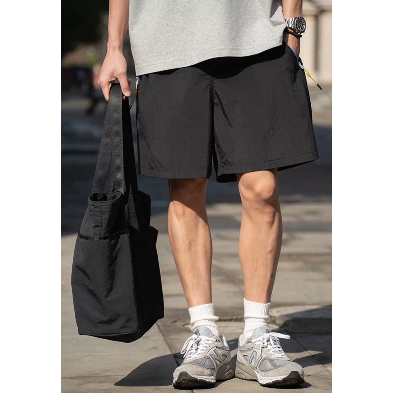 Zip pocket active short pants 1469 - 3