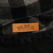ROBIN NECK WARMER /チェック(BK/GR)&ブラックファー