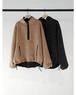 再販！！【YENN】 SHAGGY HALF ZIP JK