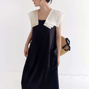 ホワイトカラーワンピース 10124