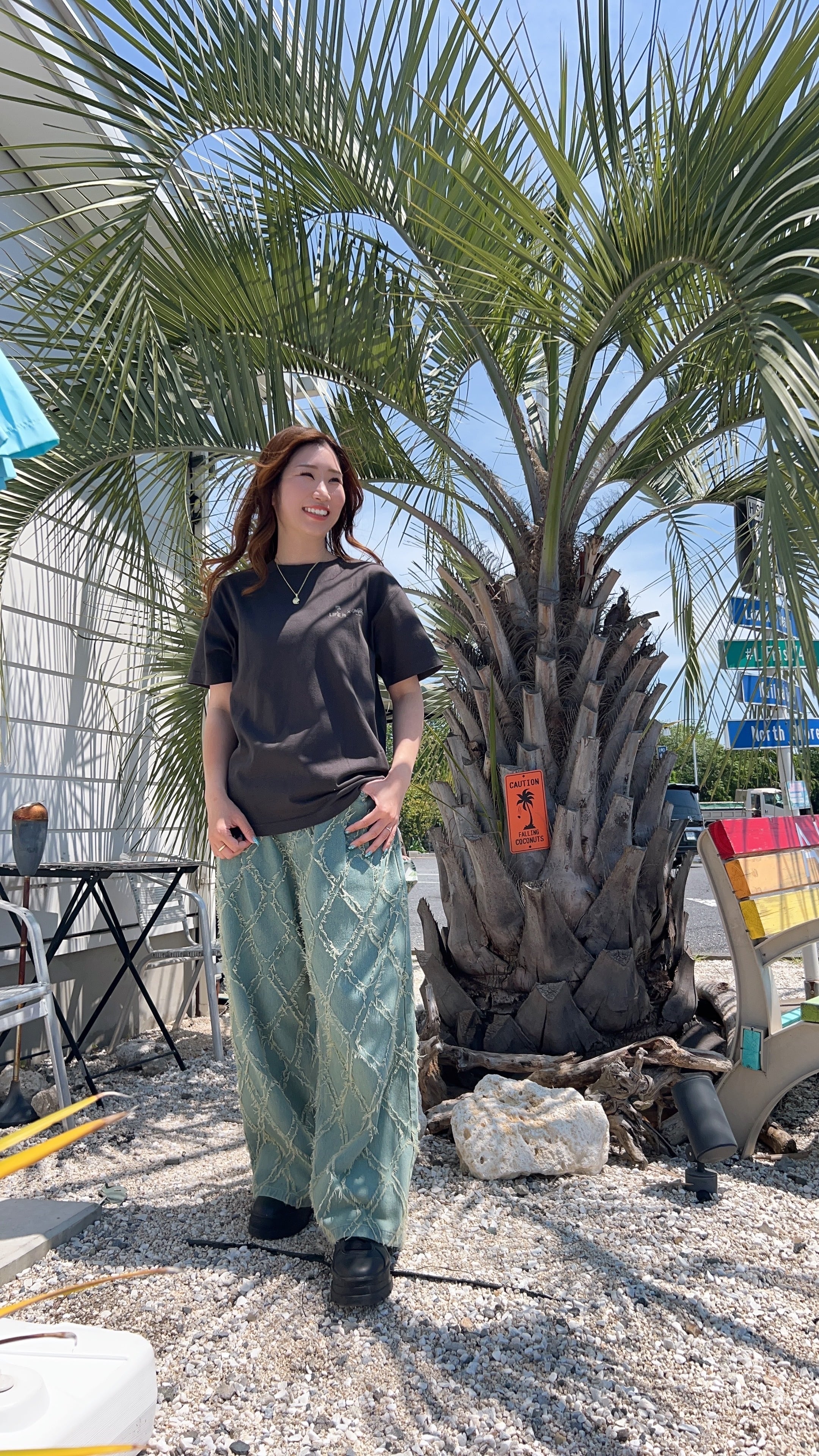 LIFE is × MAPUAコラボsurf's up半袖Tシャツ¥6,500+tax
