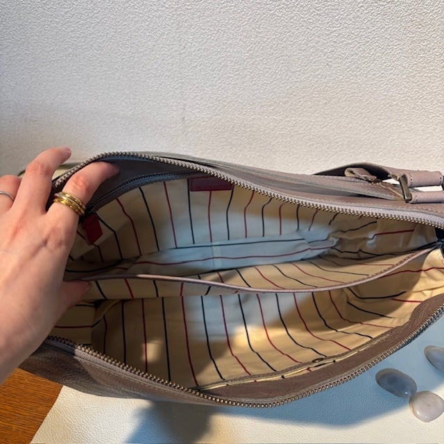 B.stuff ナイロンコンビショルダーバッグ(大)