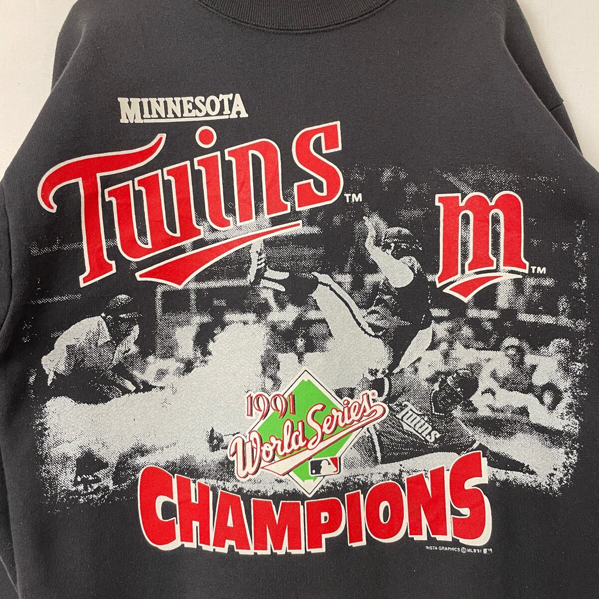 90s USA製 MLB ミネソタ・ツインズ スウェット 古着 90s USA製 MLB ミネソタ・ツインズ スウェット 古着
