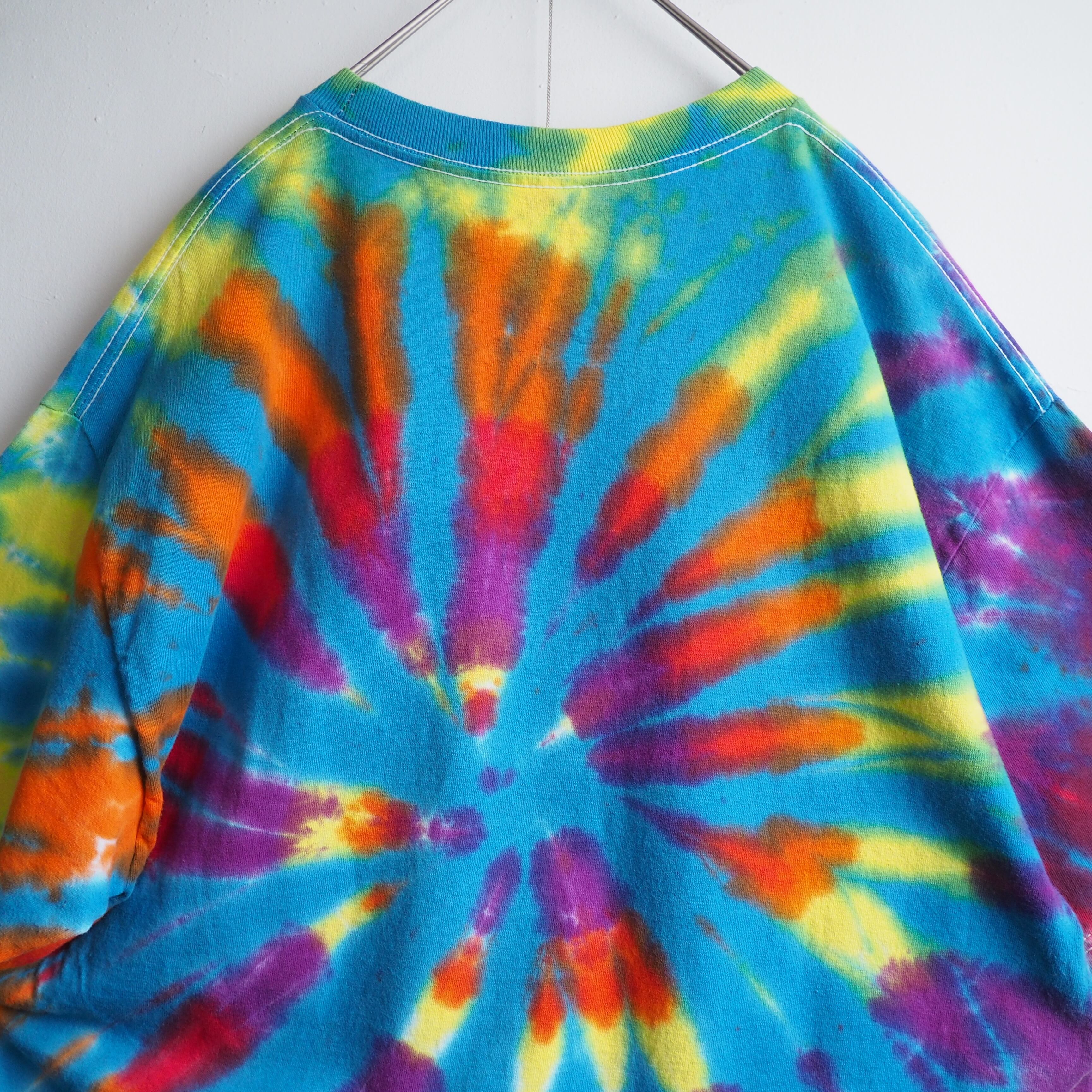 ” Sublime ” Sun and Waves Tie dye dyeing loose Tee