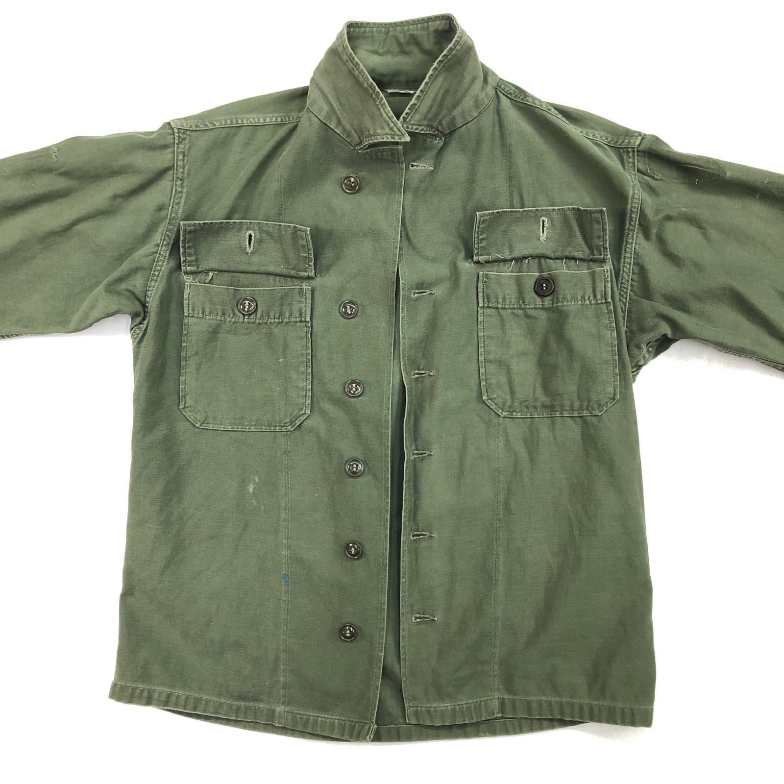 U.S.ARMY 50−60年代 USA製 OG-107 ユーティリティシャツ UTILITY