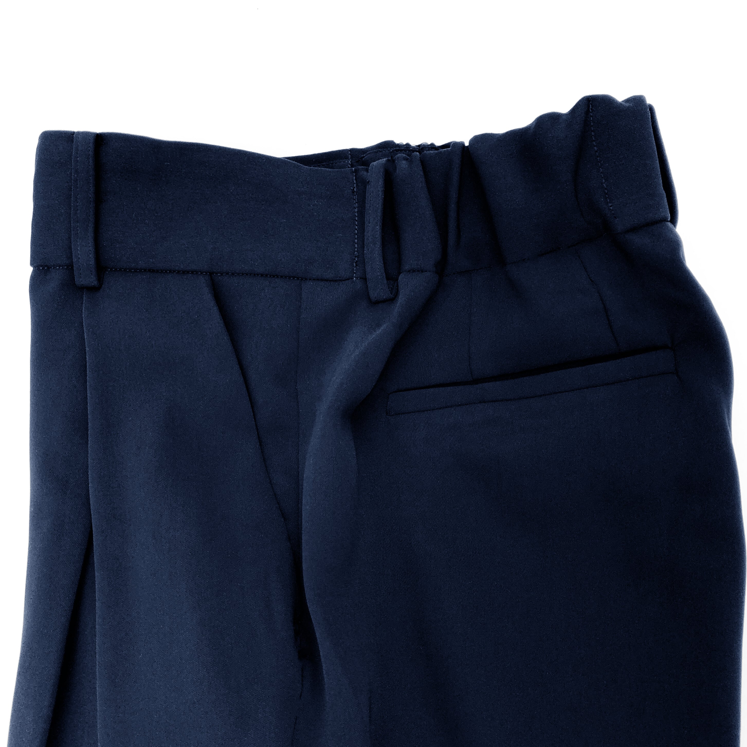 Formal Cross Tuck Pants／NAVY | ANALOG LIGHTING OFFICE