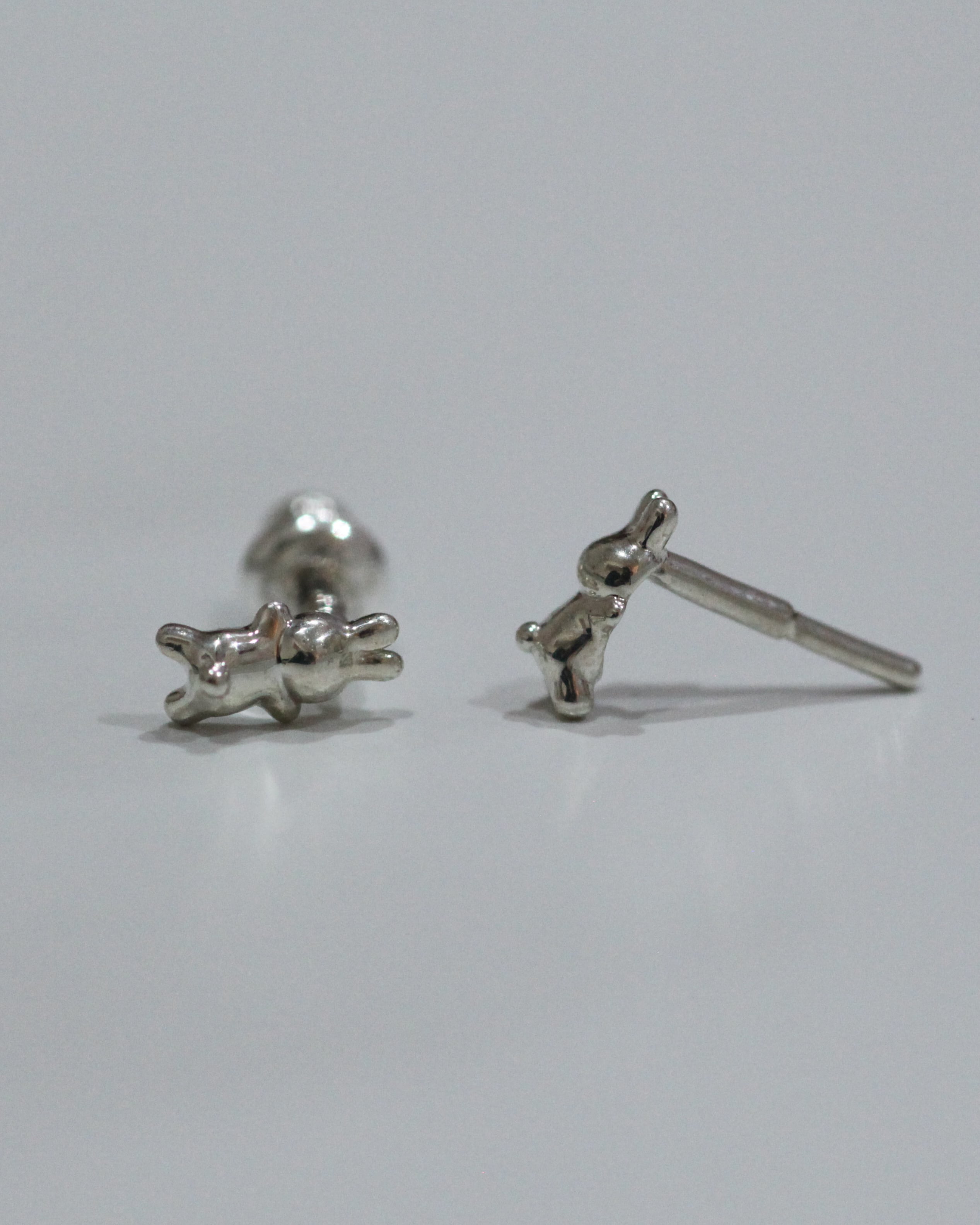うさぎ® body earring straight silver925 プレーン 18G #LJ23034P 16G #LJ24111P 14G #LJ24112P