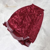 社交ダンス 衣装 スタンダード スカート レッスンウェア レディース ボルドー レッド系 ICHIOKU イチオク 無地 光沢感 練習着 フォーマル スカート丈 約83cm ウエスト約31.5cm~ エレガント スポーツウェア ダンスウェア おしゃれ シンプル 丈夫 伸縮素材 ポリエステル 深みのある色 美しいシルエット フォーマルウェア レディースファッション 高品質 ヨガダンス 体型カバー