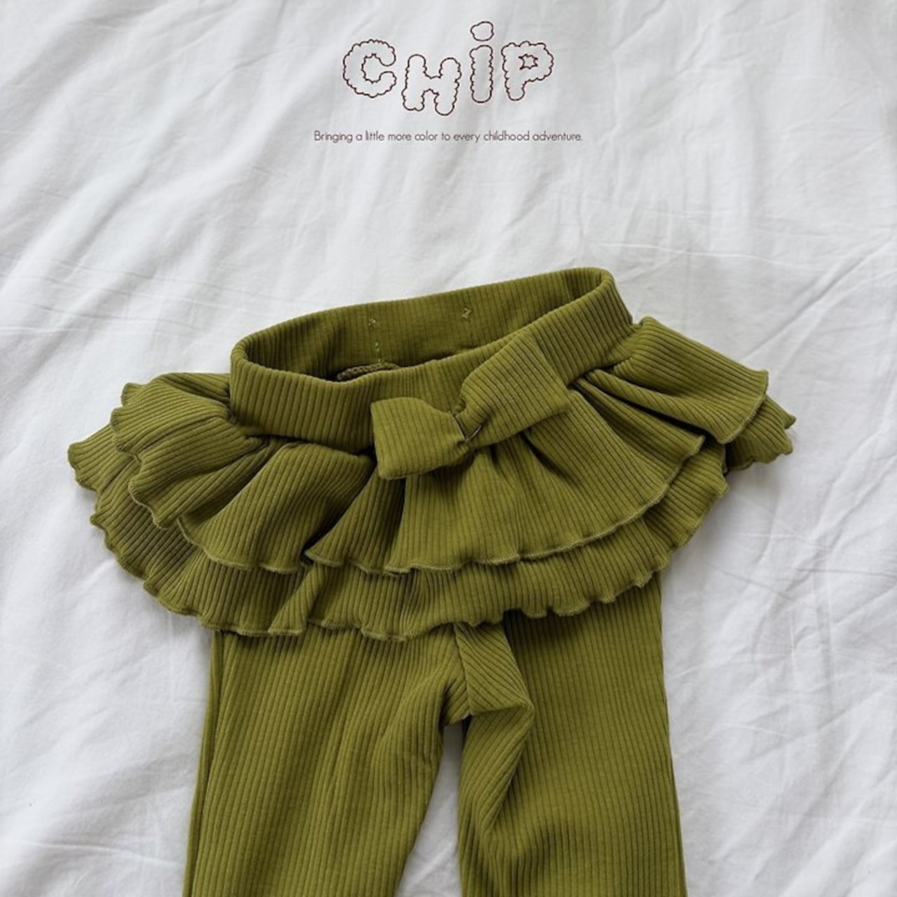 韓国子供服 / CHIP / 26Autumn / リボンブーツカットパンツ / 秋服 *1~4*