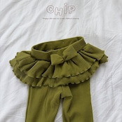 韓国子供服 / CHIP / 26Autumn / リボンブーツカットパンツ / 秋服 *1~4*