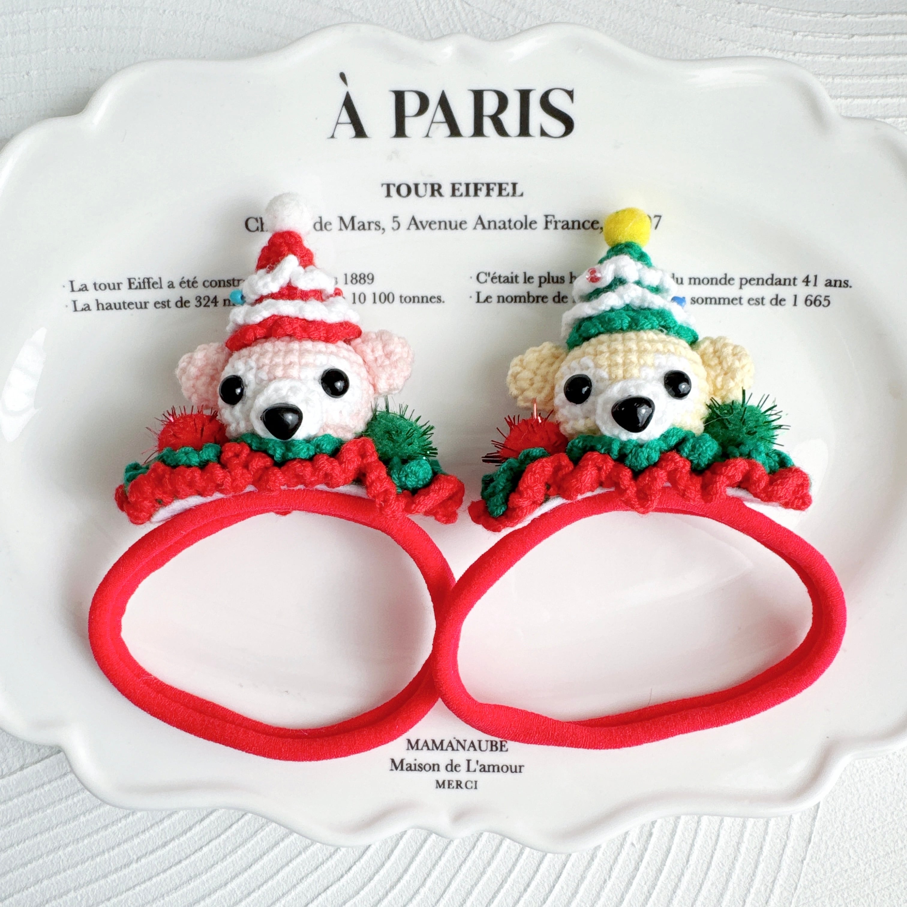 クリスマス*くまさんヘアバンド