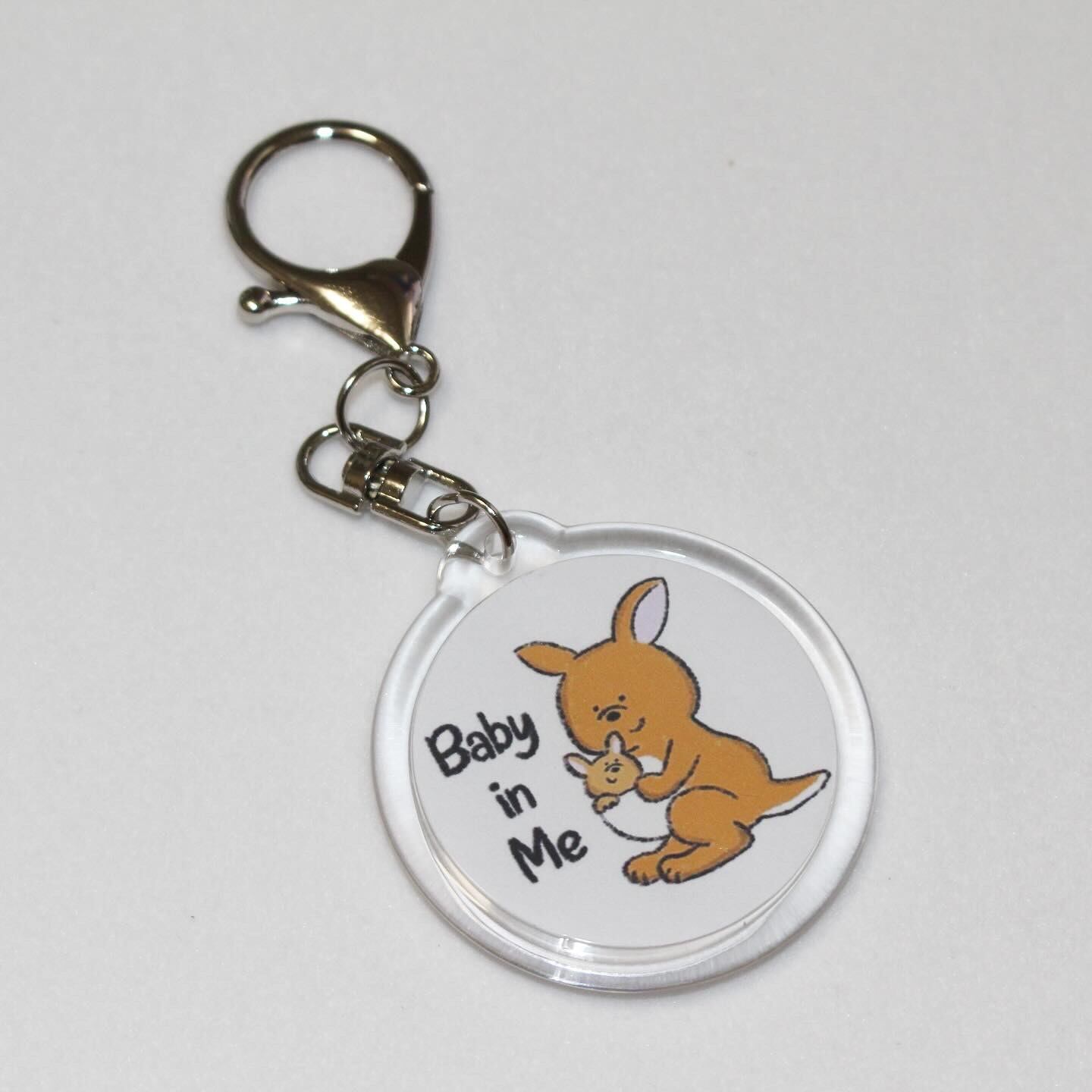 ❁オーダー承ります❁ コウノトリさんキーホルダー マタニティマーク