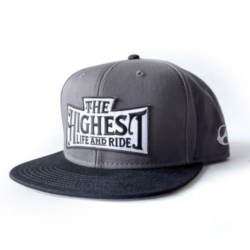 【HIGHEST】フラットバイザーCAP【CHARCOAL GRAY】