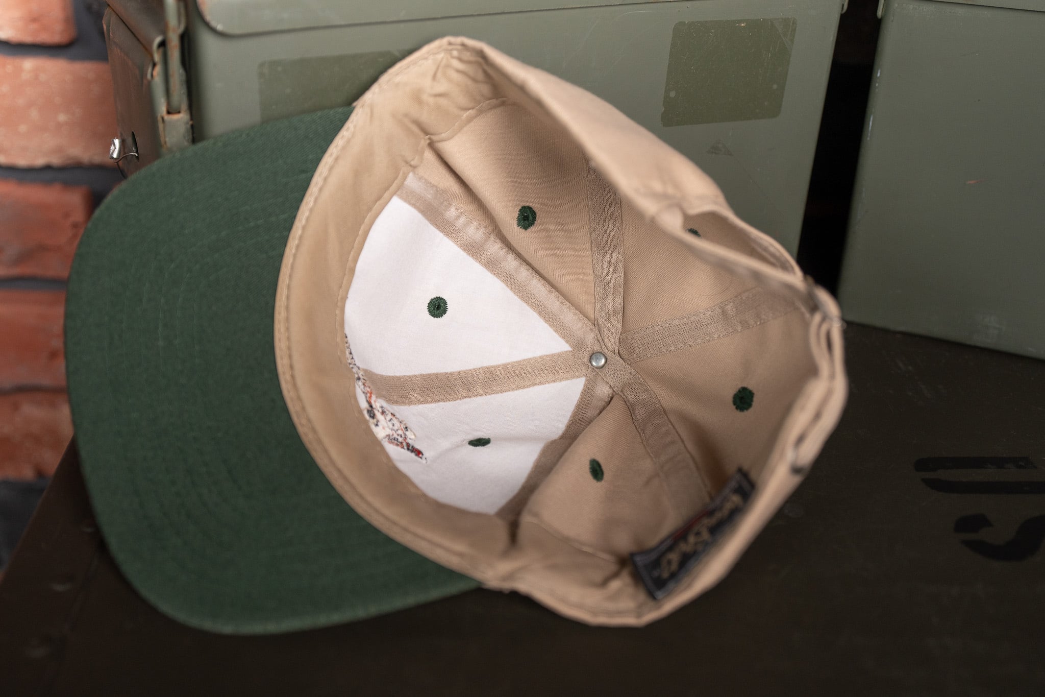 DEADSTOCK】Vintage 2Tone Color Souvenir Cap 