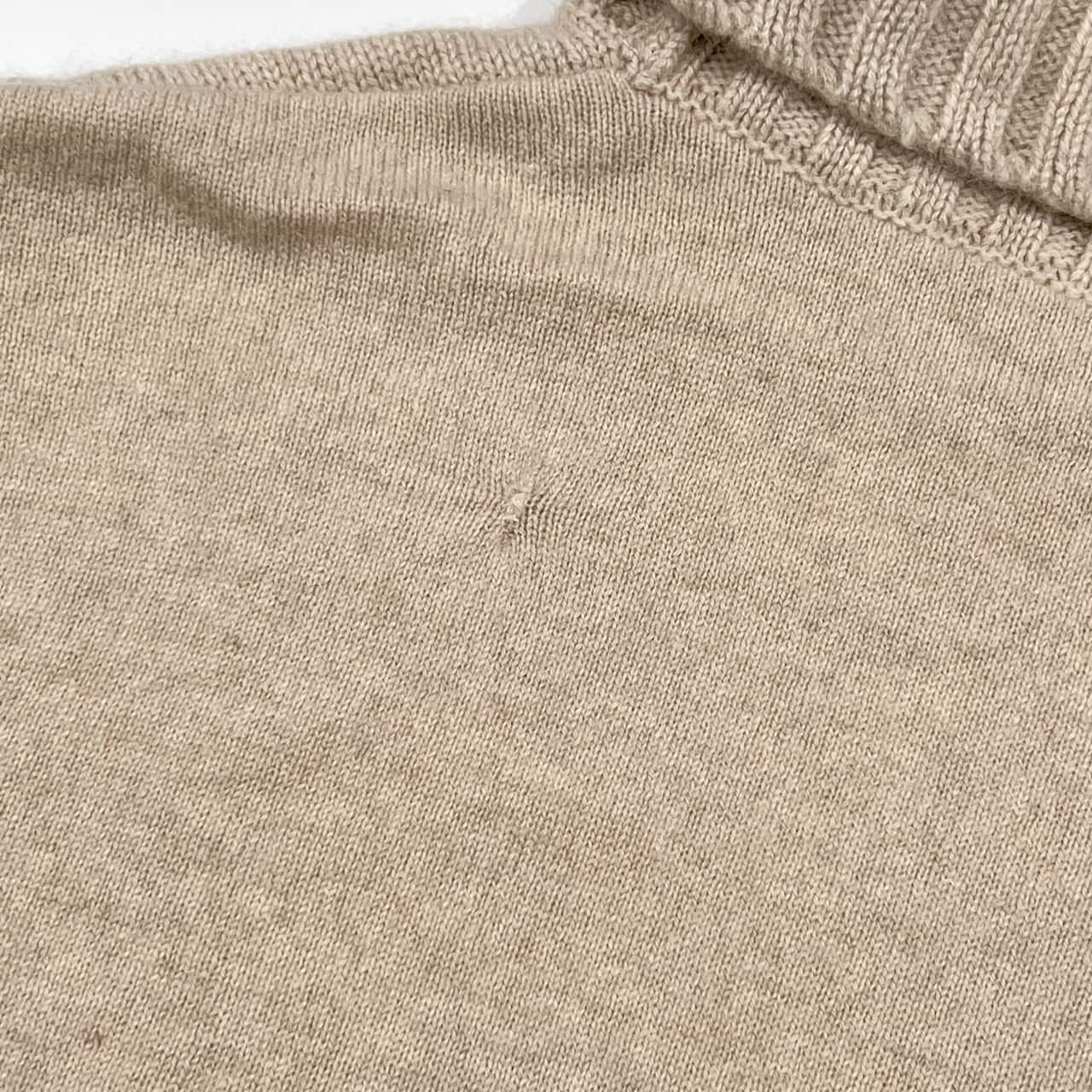 カシミヤ100% K.T KIYOKO TAKASE キヨコタカセ タートルネック ニット セーター 9/ベージュ レディース