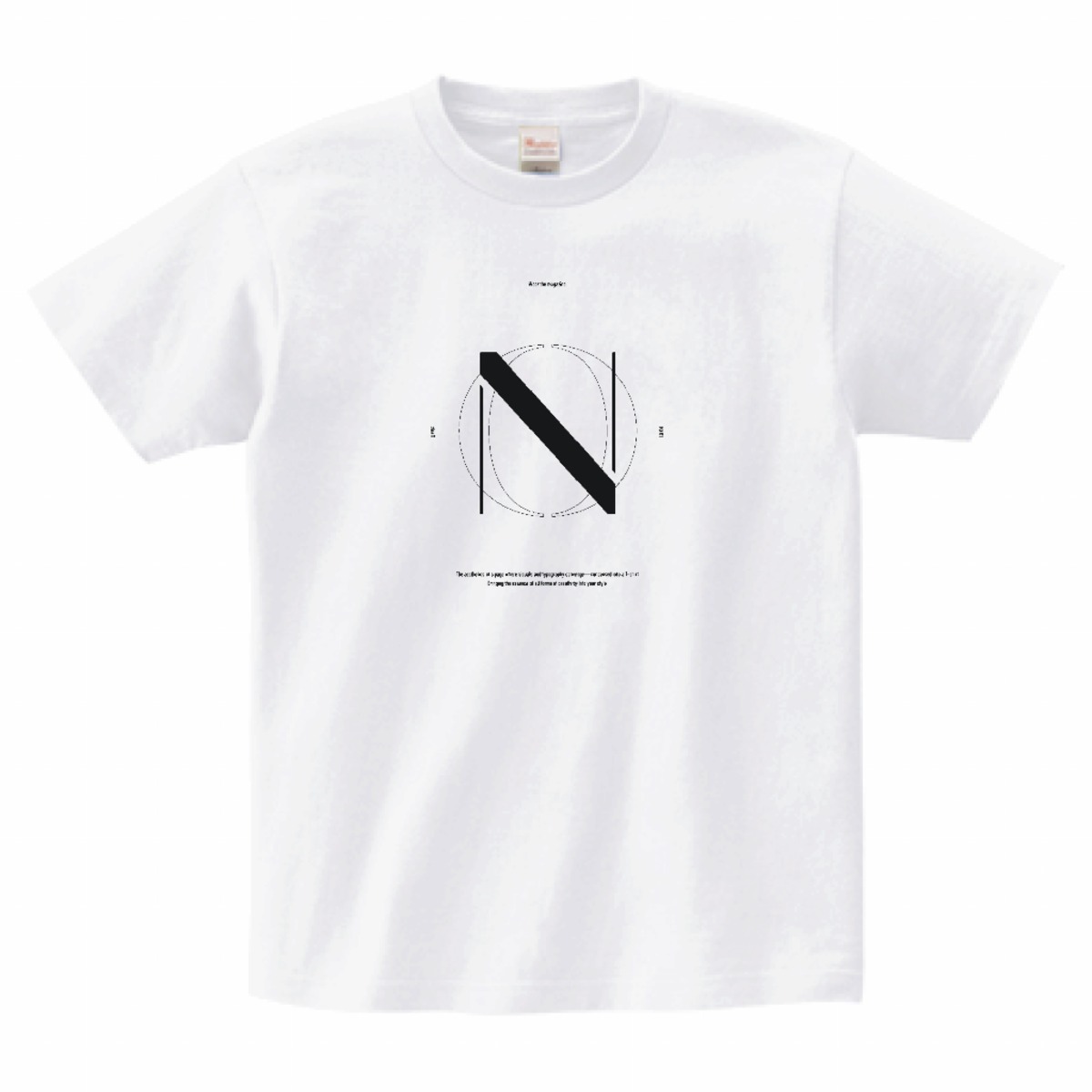 zine.T no.01 type.C ブラック 簡易シルクスクリーン印刷 | zine.T
