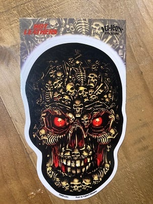 墓場のスカル メカニックスカル ステッカー FD1188