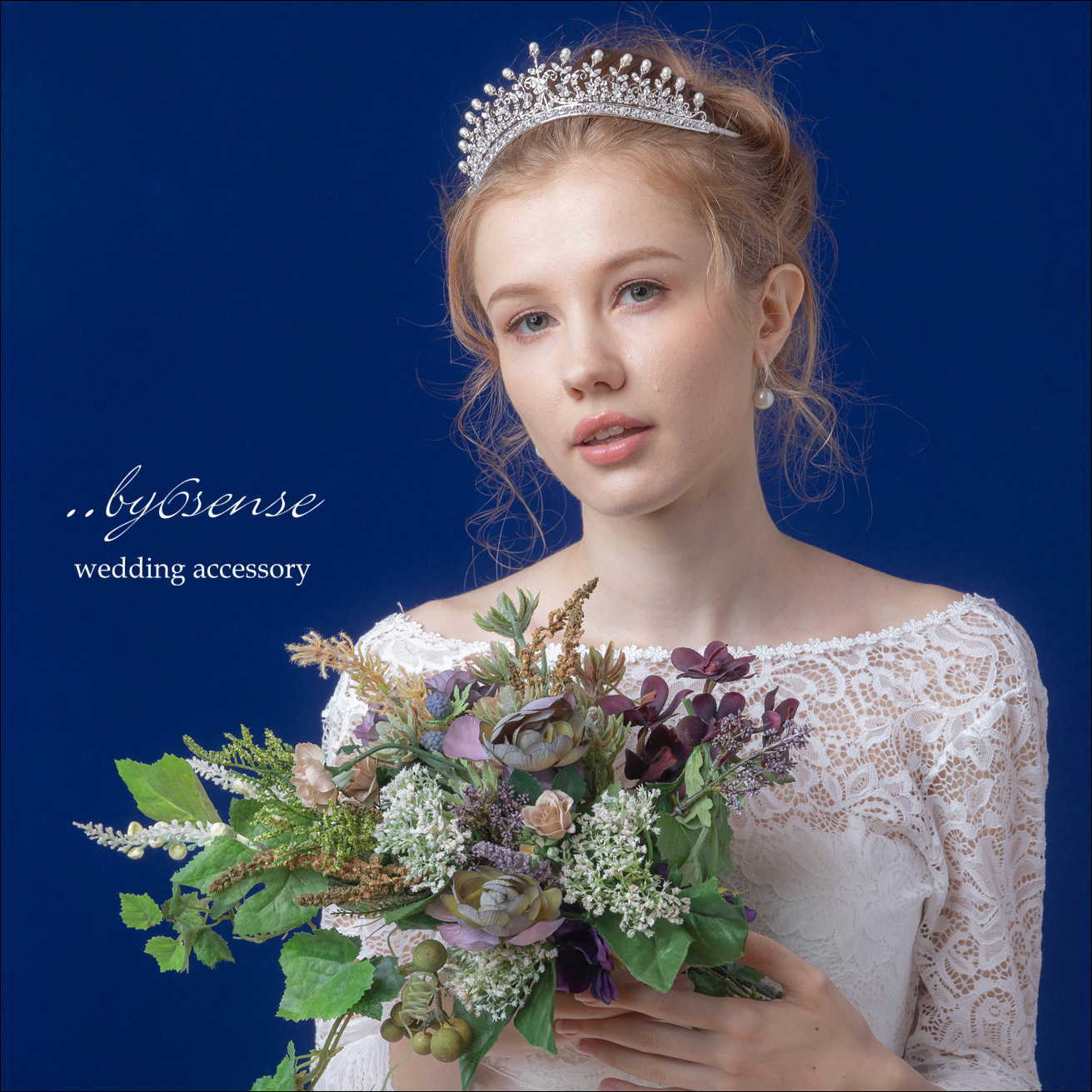 パールブランシュ・ウェディングティアラ～ブライダルヘア