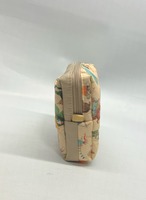 ポケットティッシュケース付き　スクエアポーチ　アクファクトゥム　ドイツ　キャンプ｜とりさん工房ーかわいいハンドメイドポーチ
