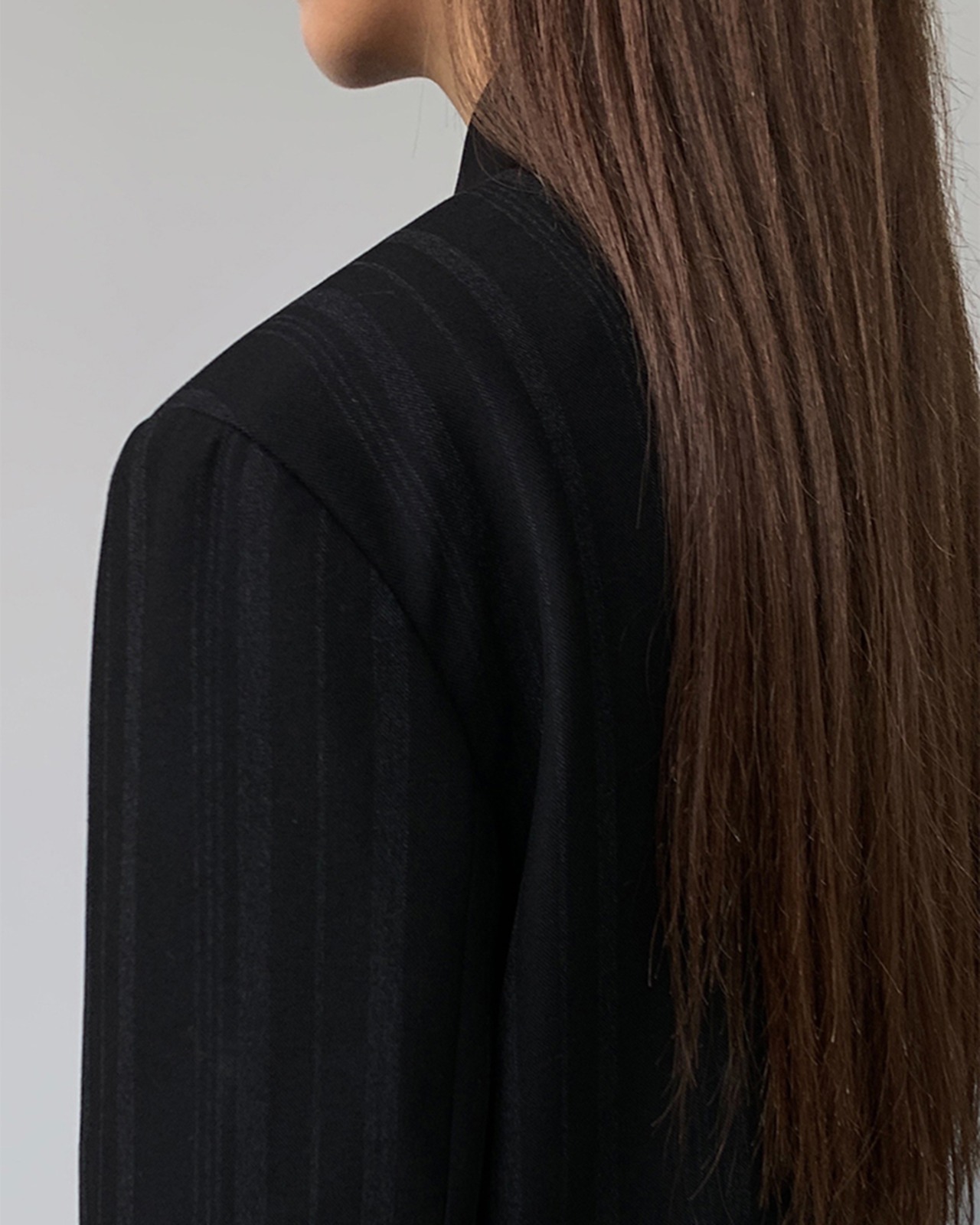 ストライプテーラードロングコート A0633 - 17