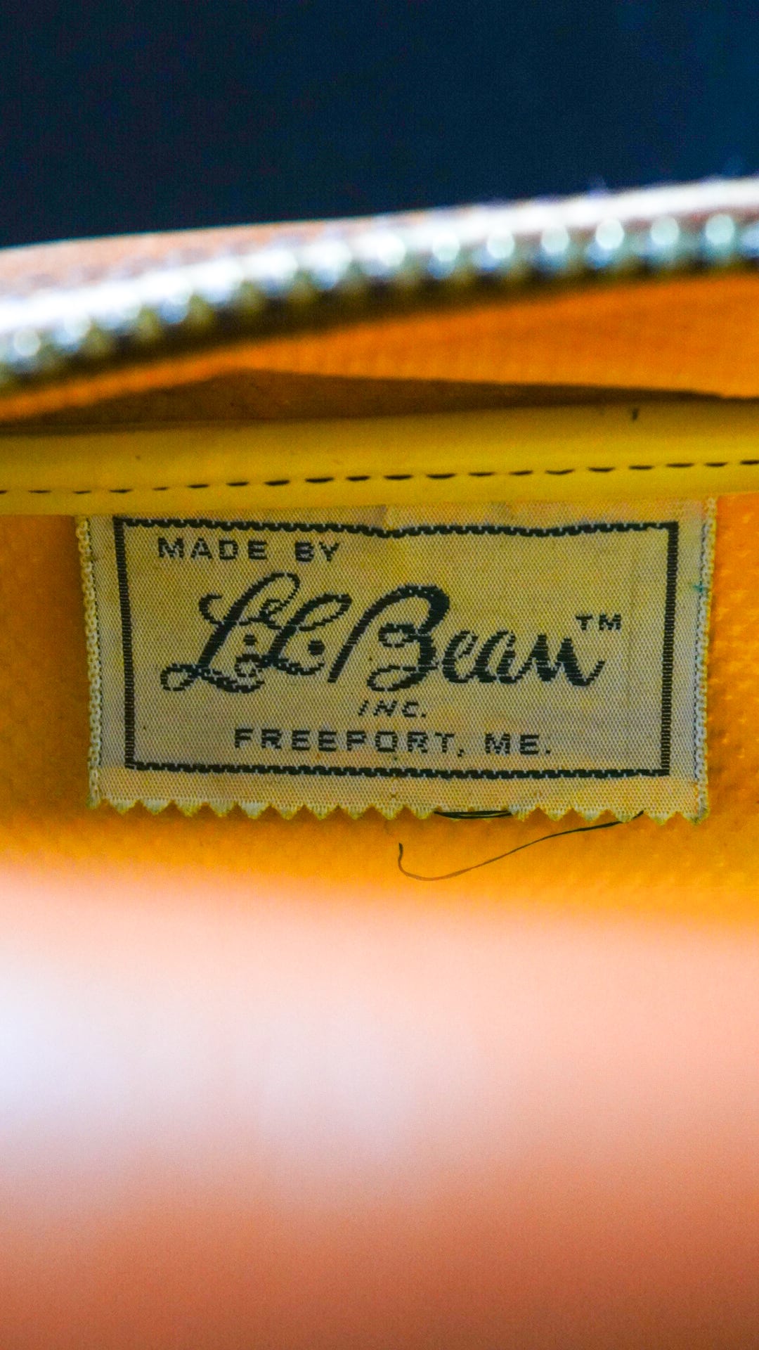 1960s】L.L.BEAN エルエルビーン レザー ポーチ (ブラウン) 《旧タグ