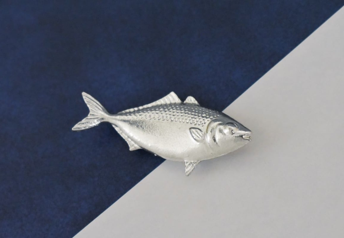 富山湾海鮮箸置き 錫製 | 株式会社竹中銅器