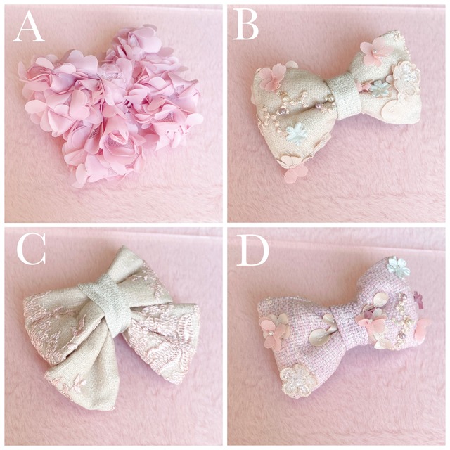 French Lace Barrettes フレンチレース バレッタ