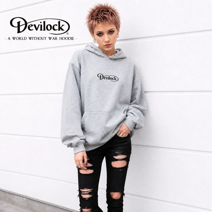 DEVILOCK デビロック「A WORLD WITHOUT WAR HOODIE」プルオーバー