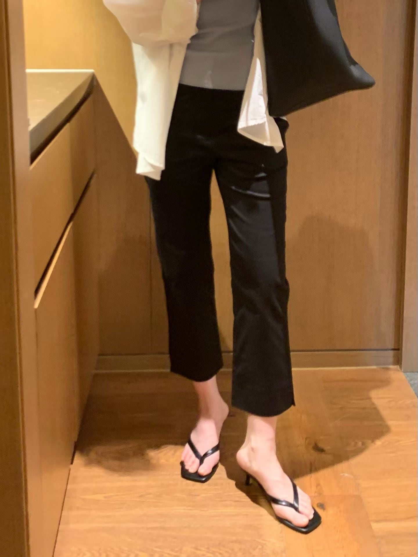(予約) fl lanel / Summer capri pants