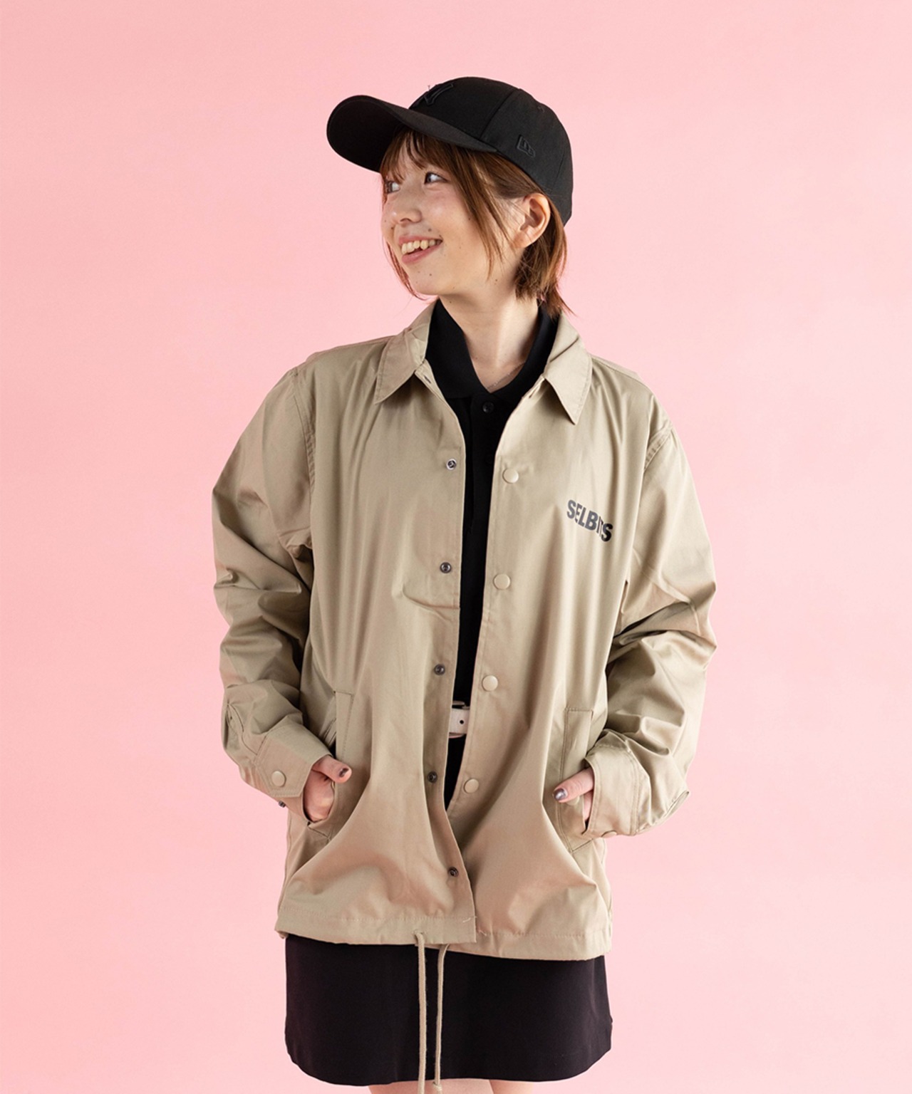 GOLF COURSE COACH JACKET ”beige”