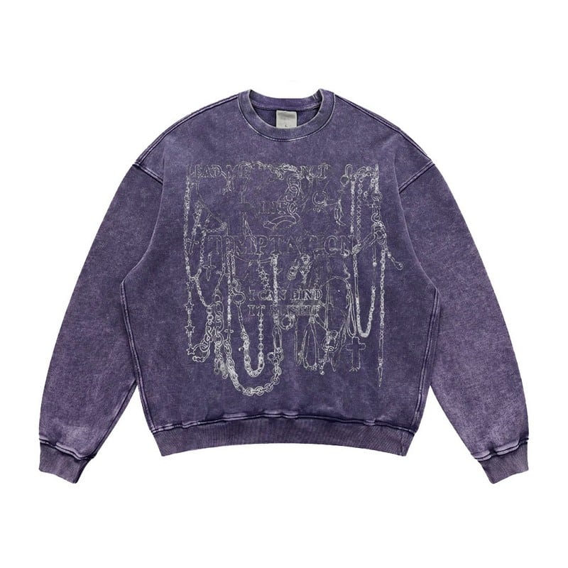 ラウンドネック オーバーサイズスウェット・トレーナー 00097