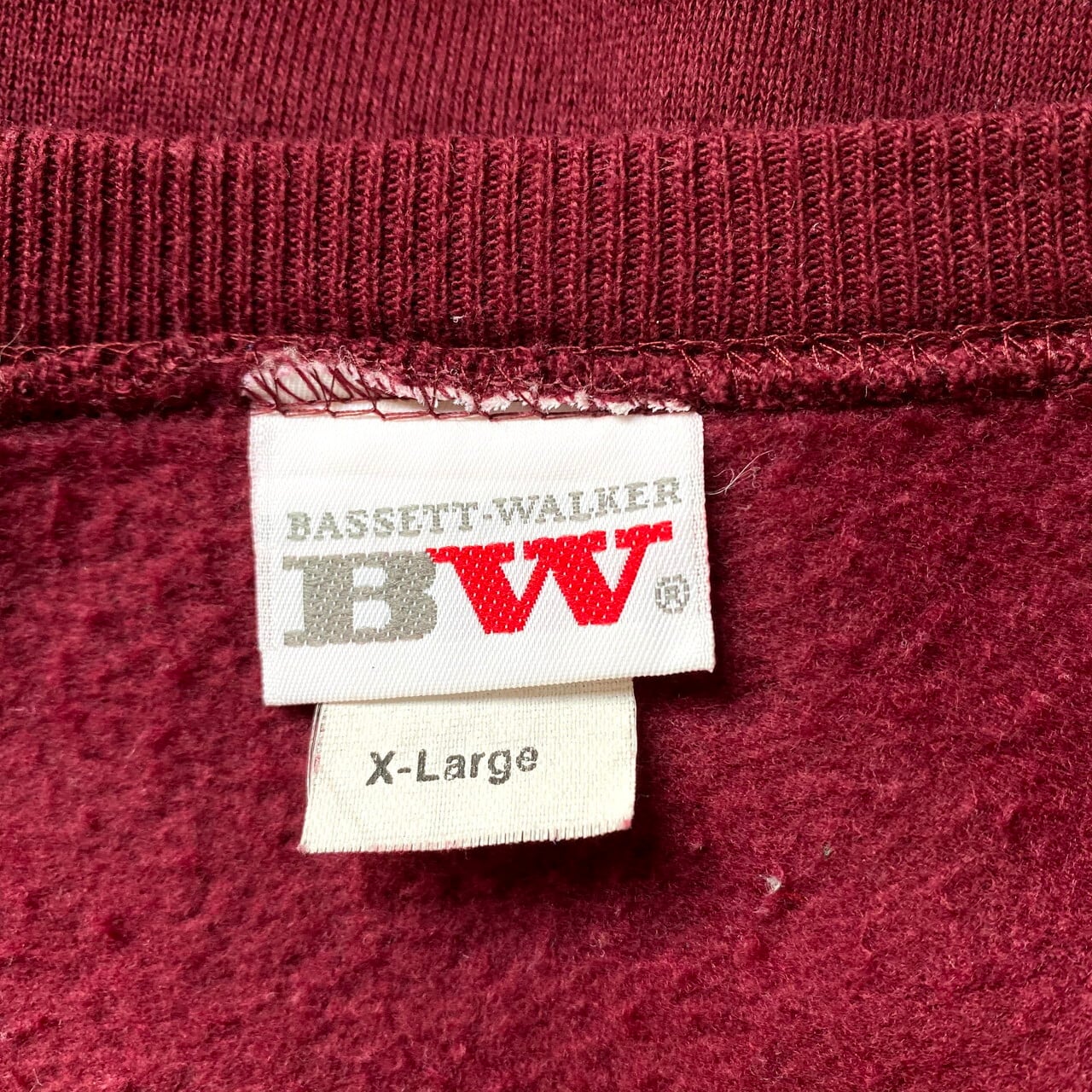 80s USA製 SWEAT BASSETT WALKER 半袖 スウェット 黒