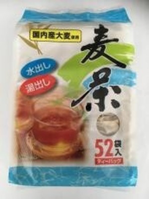 麦茶Ｔ.Ｂ<国内産大麦使用> 8g×52袋　ミエハク