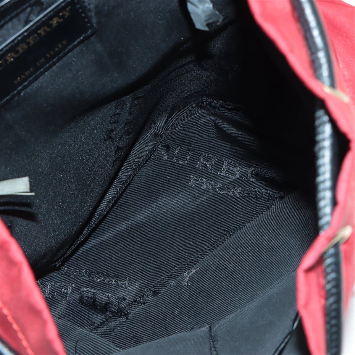 BURBERRY】バーバリー ナイロン バックパック リュック 赤 | Regalia.japan