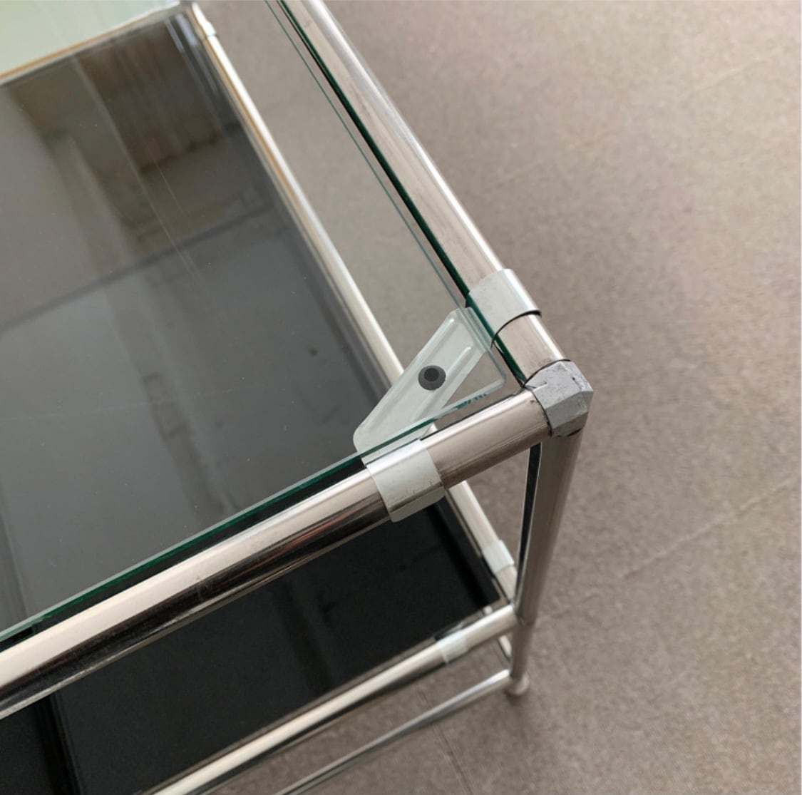 カラー選択可】stainless module 2tier sofa table (S) 5colors カラー選択可】stainless module 2tier sofa table (S) 5colors