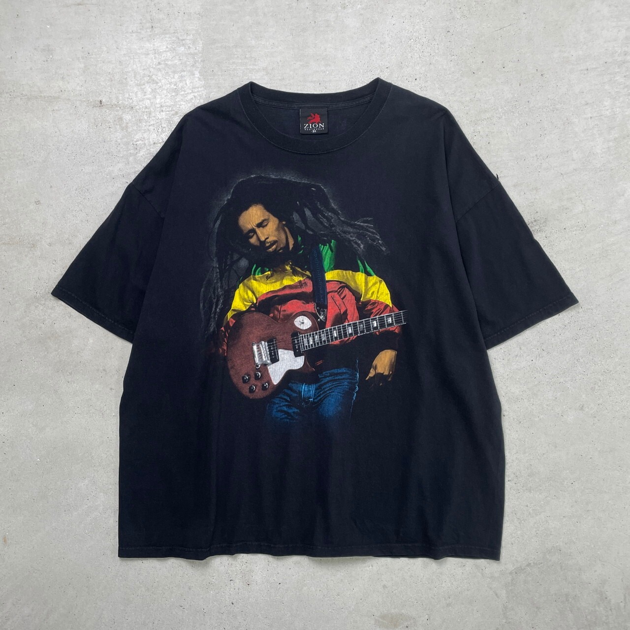 00年代 ZION BOB MARLEY ボブマーリー レゲエ アーティストTシャツ 