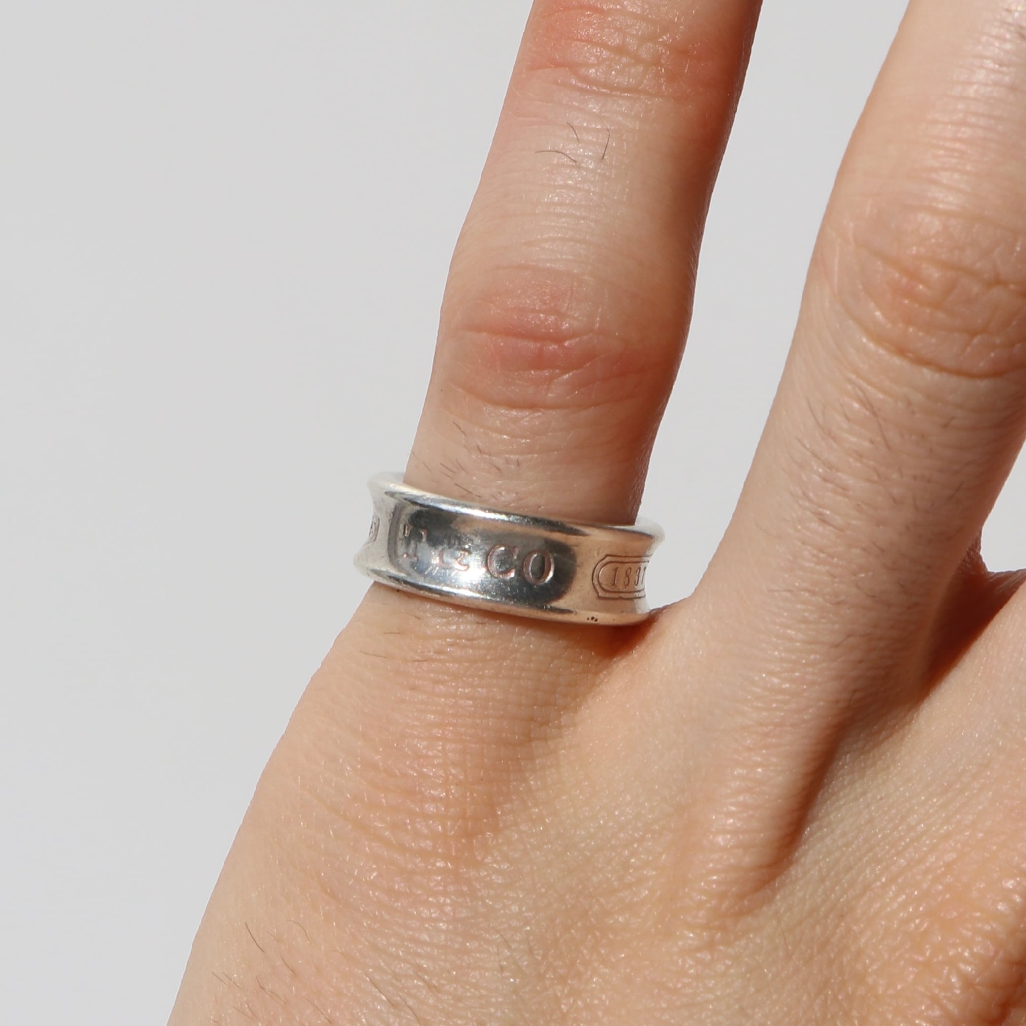 Tiffany&Co. 約9号 1837 ナロー リング シルバー925 ティファニー | 2122 