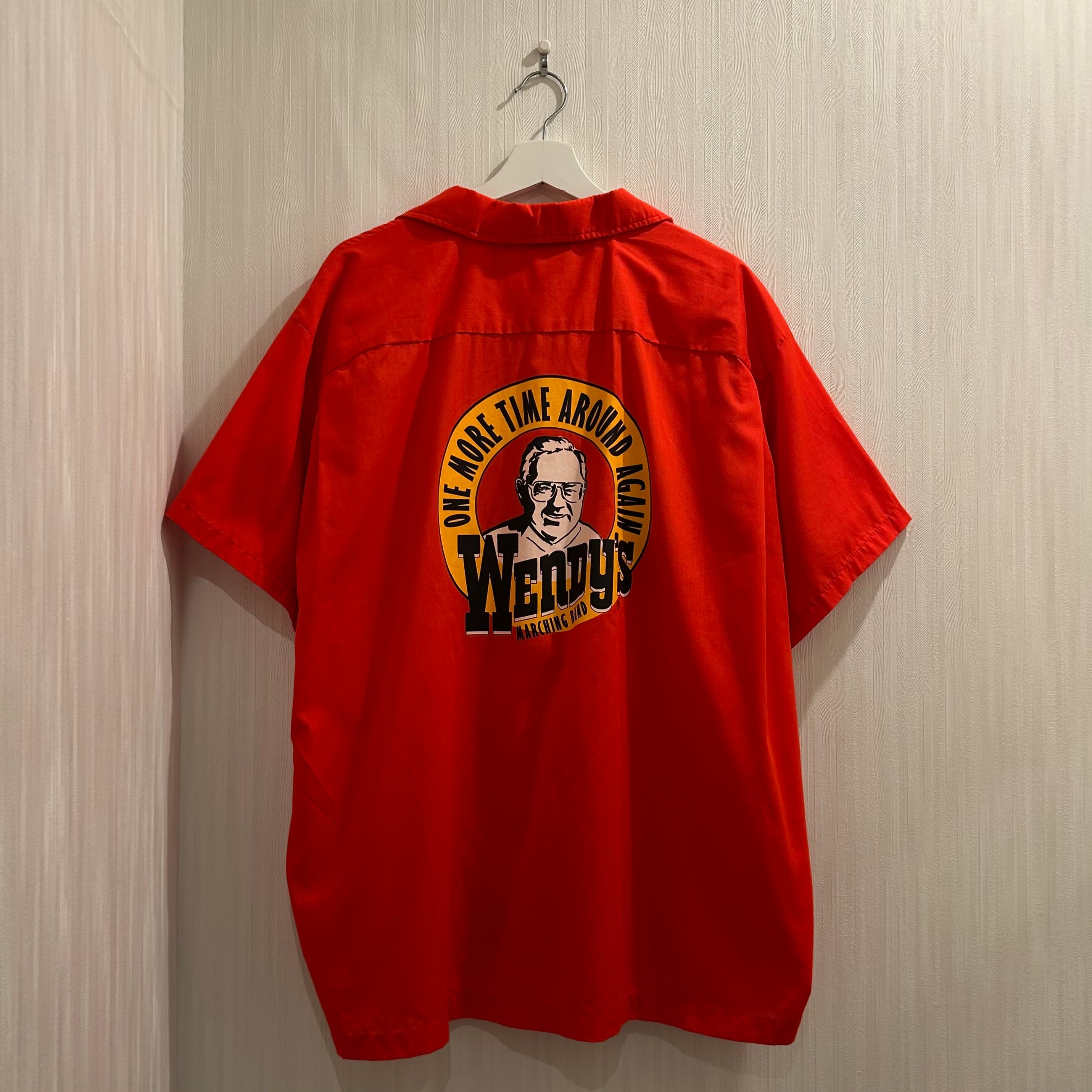 Dead Stock!! 1980s Wendy's Marching Band S/S shirt