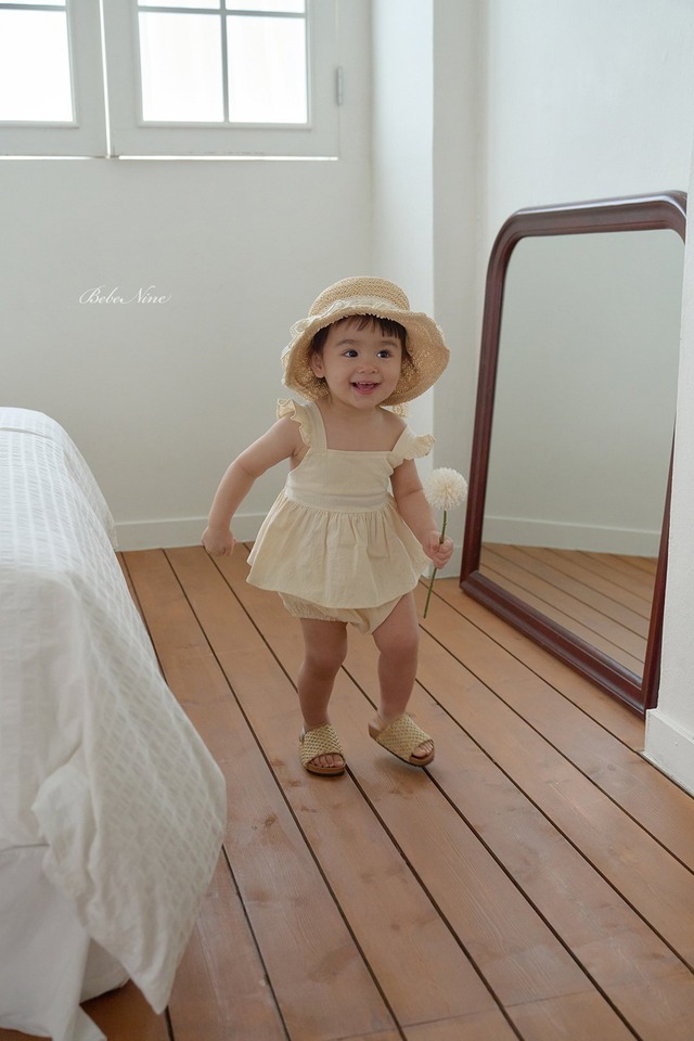 入荷待ち[bebenine] lael frill set(上下セット)