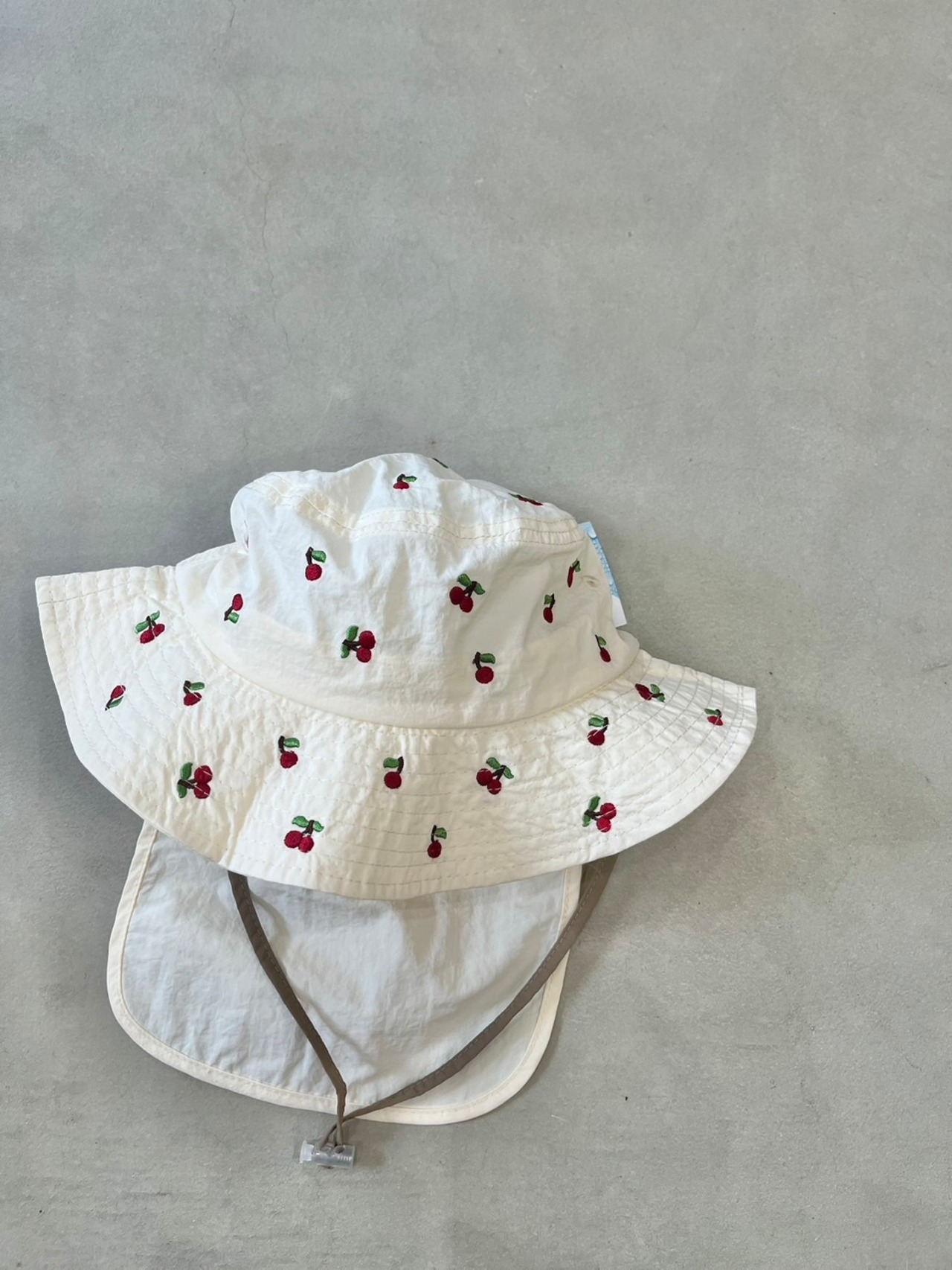 刺繍サンハット 49~53cm  CHERRY 240603 - 3