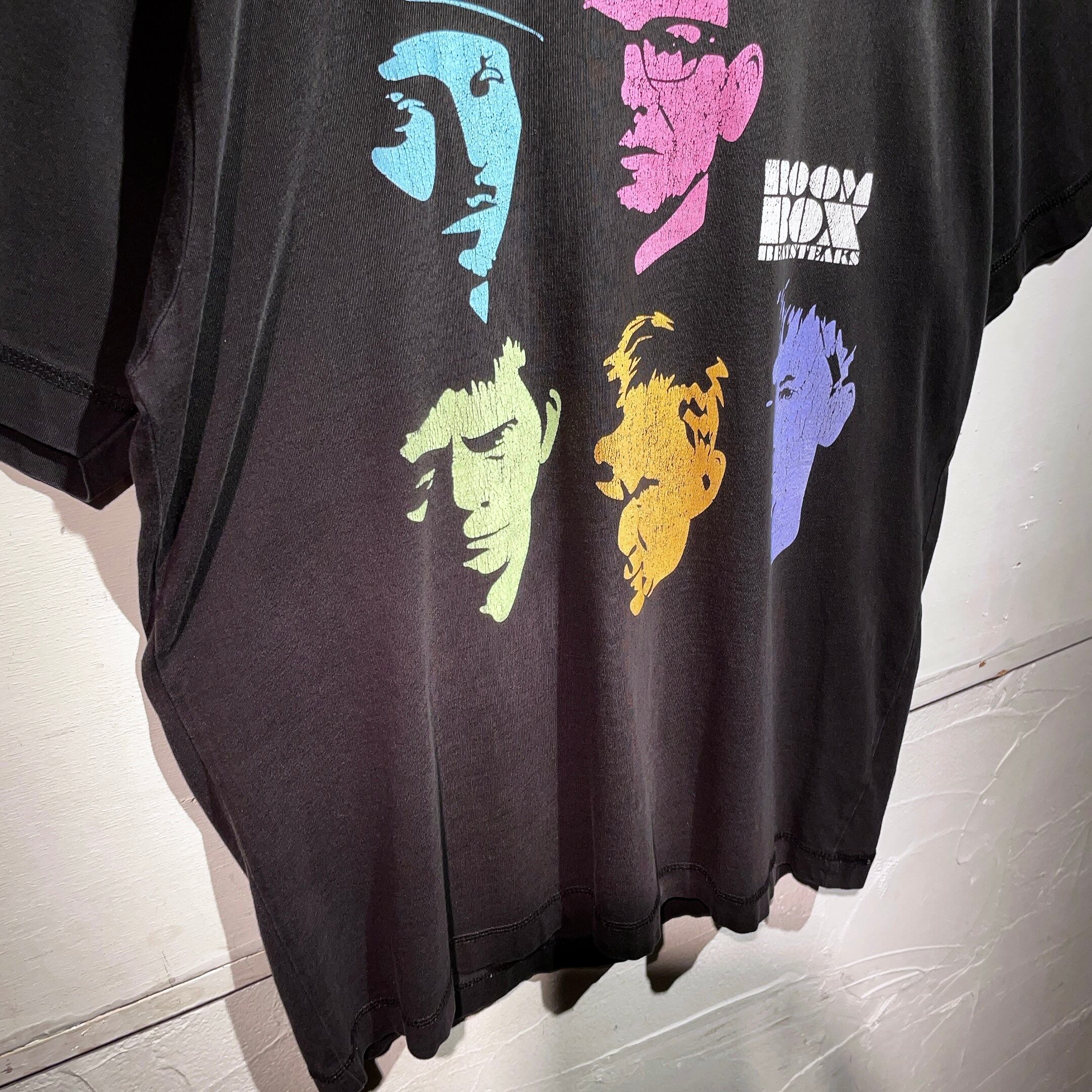 ” BOOM BOX ” face printed Black Tee