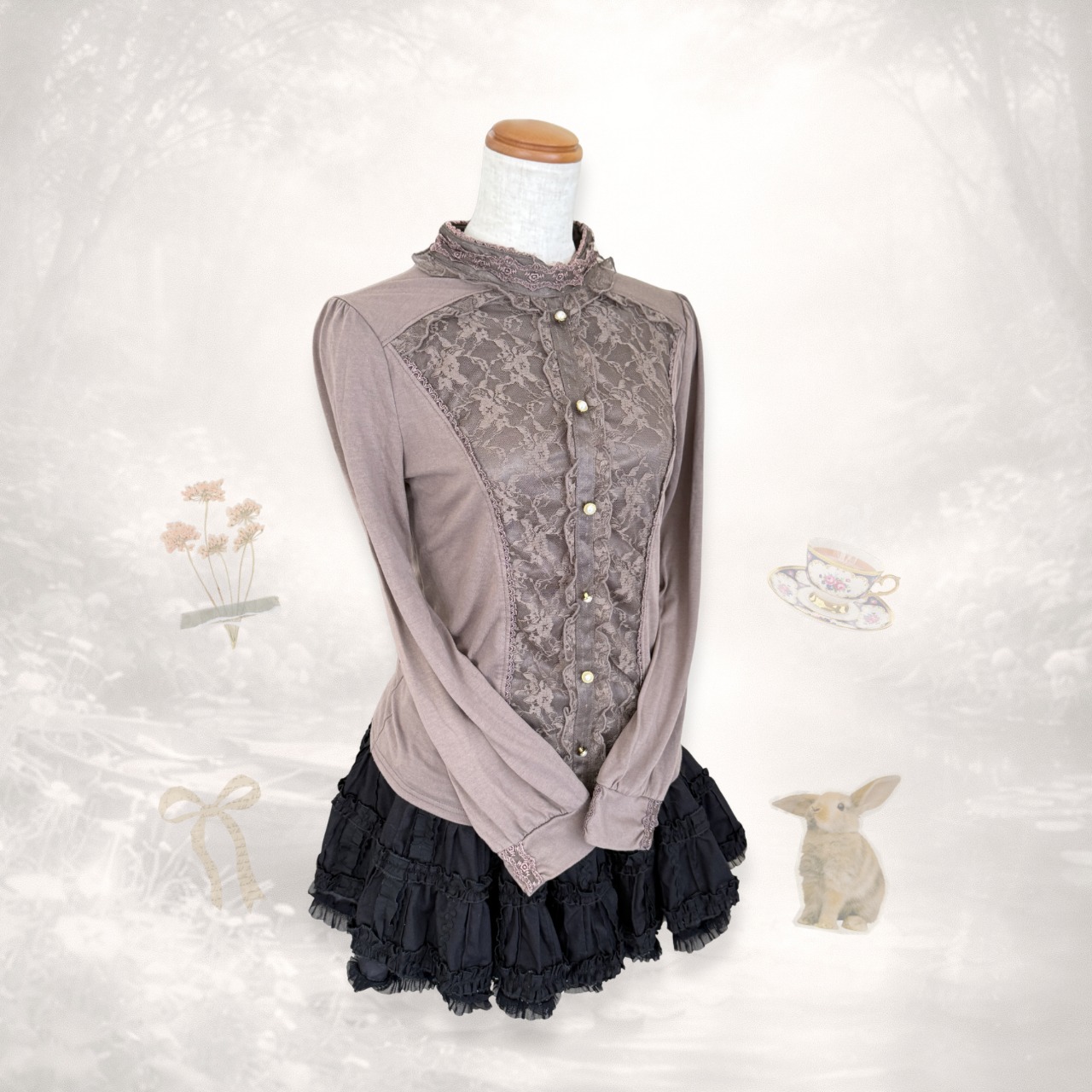 fairygrunge ヴィンテージ レーストップス