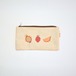 Ashi｜亜紙 Flat Pouch M＊Dragon Fruits 26 フルーツ柄 紙ポーチ バナナ ハンドメイド