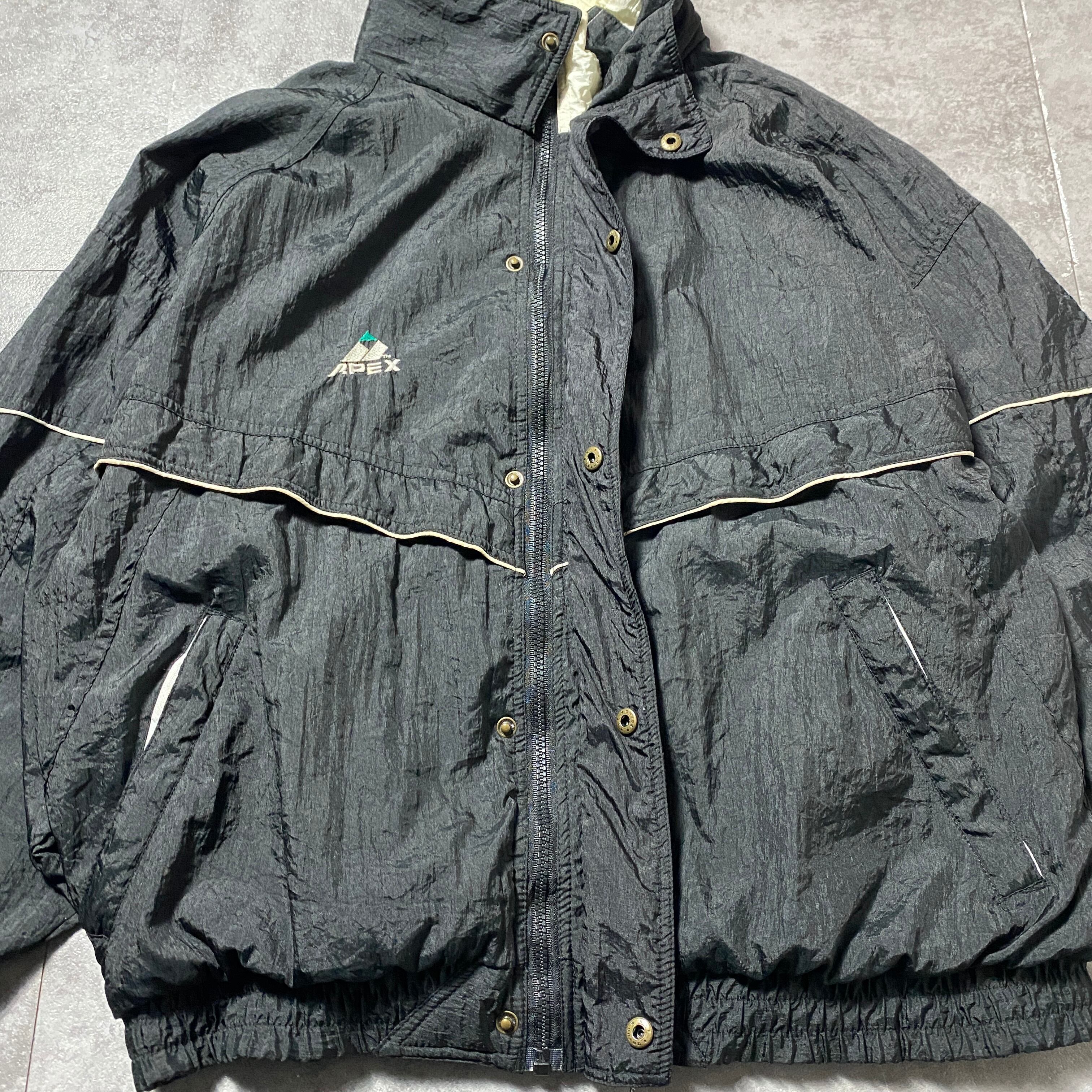 90's APEX ONE エーペックスワン 刺繍ワンポイント バックロゴ