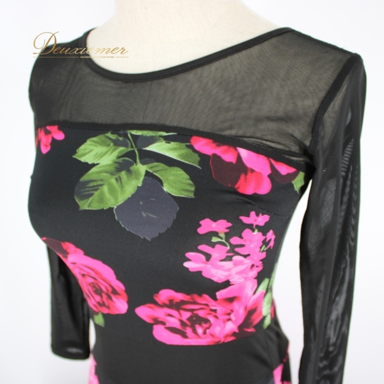 社交ダンス 衣装 スタンダード ドレス ワンピース レッスンウェア パーティ衣装 オールシーズン 黒 緑 ブラック系 グリーン系 ピンク系 花柄 フラワープリント エレガント 柔らかい 生地 おしゃれ カジュアル 大人 カラー豊富 キュート デザイン 伸縮性 体型カバー レディース パーティー 練習着 フェスティバル 流行 春夏秋冬 飾り 装飾