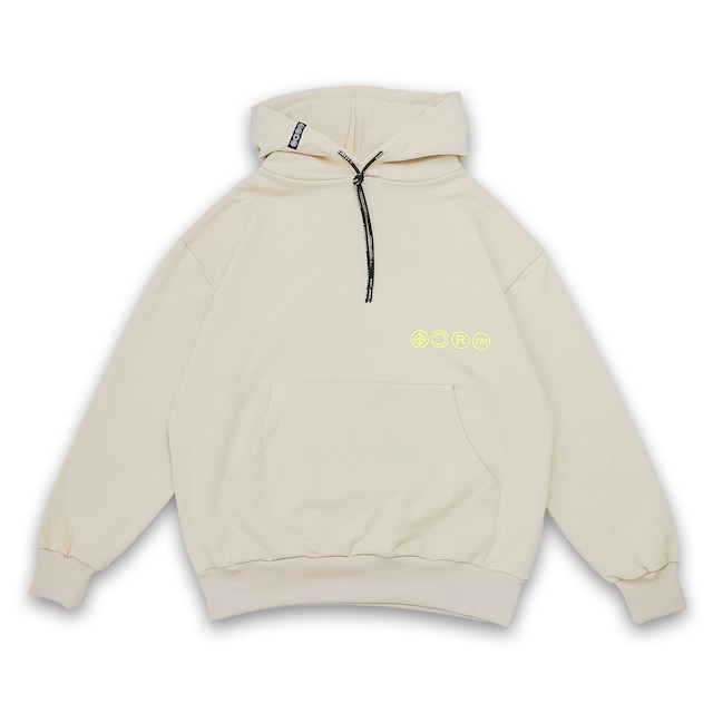 T.C.R TARGET LOGO SET UP HOODIE - SAND BEIGE