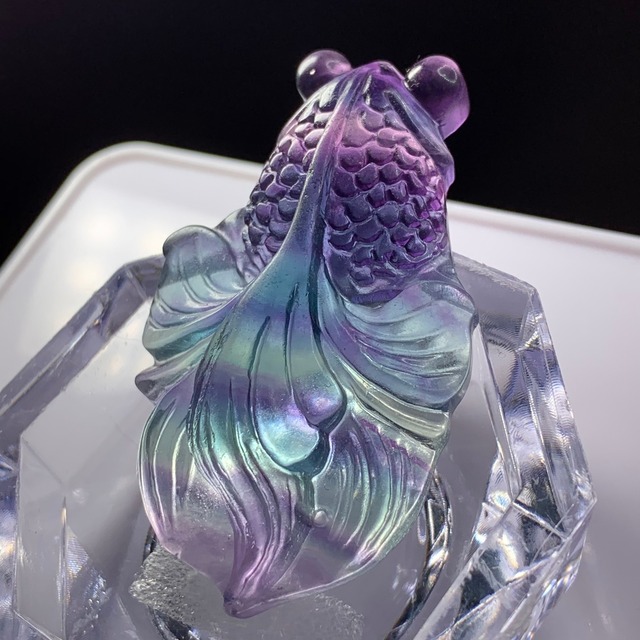 2.穴有り✩大型✩美しい金魚さんグラデーションフローライト