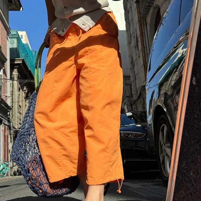 drawstring casual pants　10571