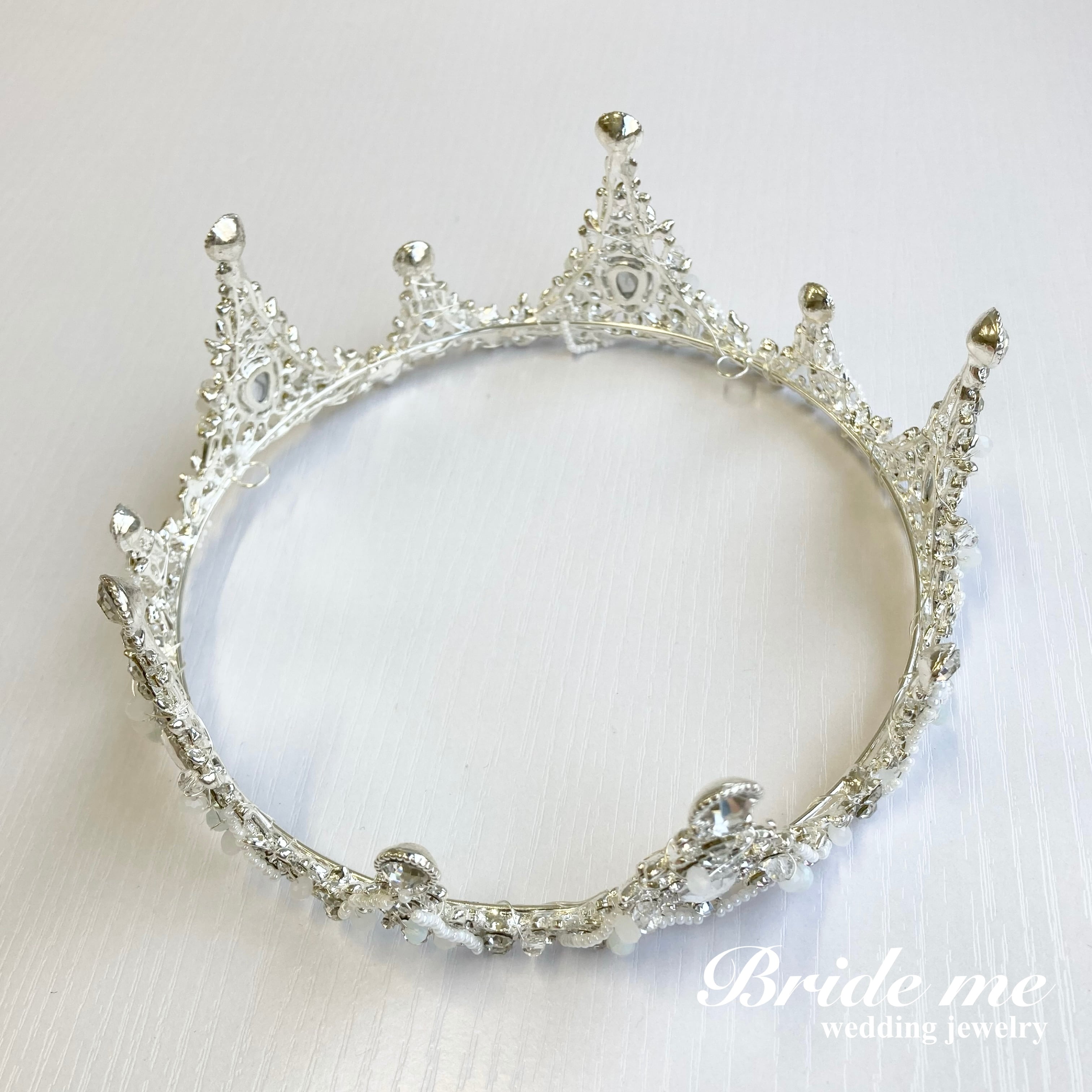 Rose tiara ミルククラウン ティアラ 王冠 クラウン ティアラ チャーム